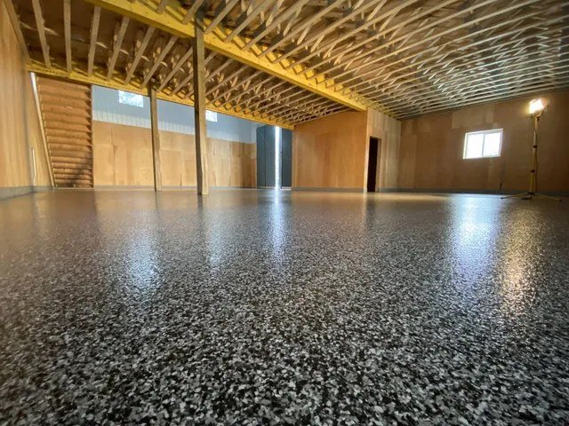 Commercial epoxy coating